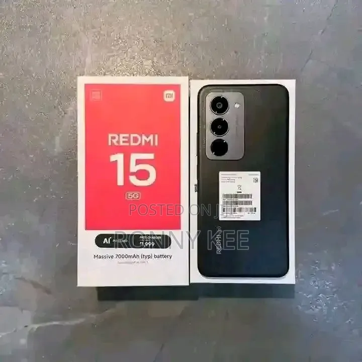 New Xiaomi Redmi 15a 128 GB Black