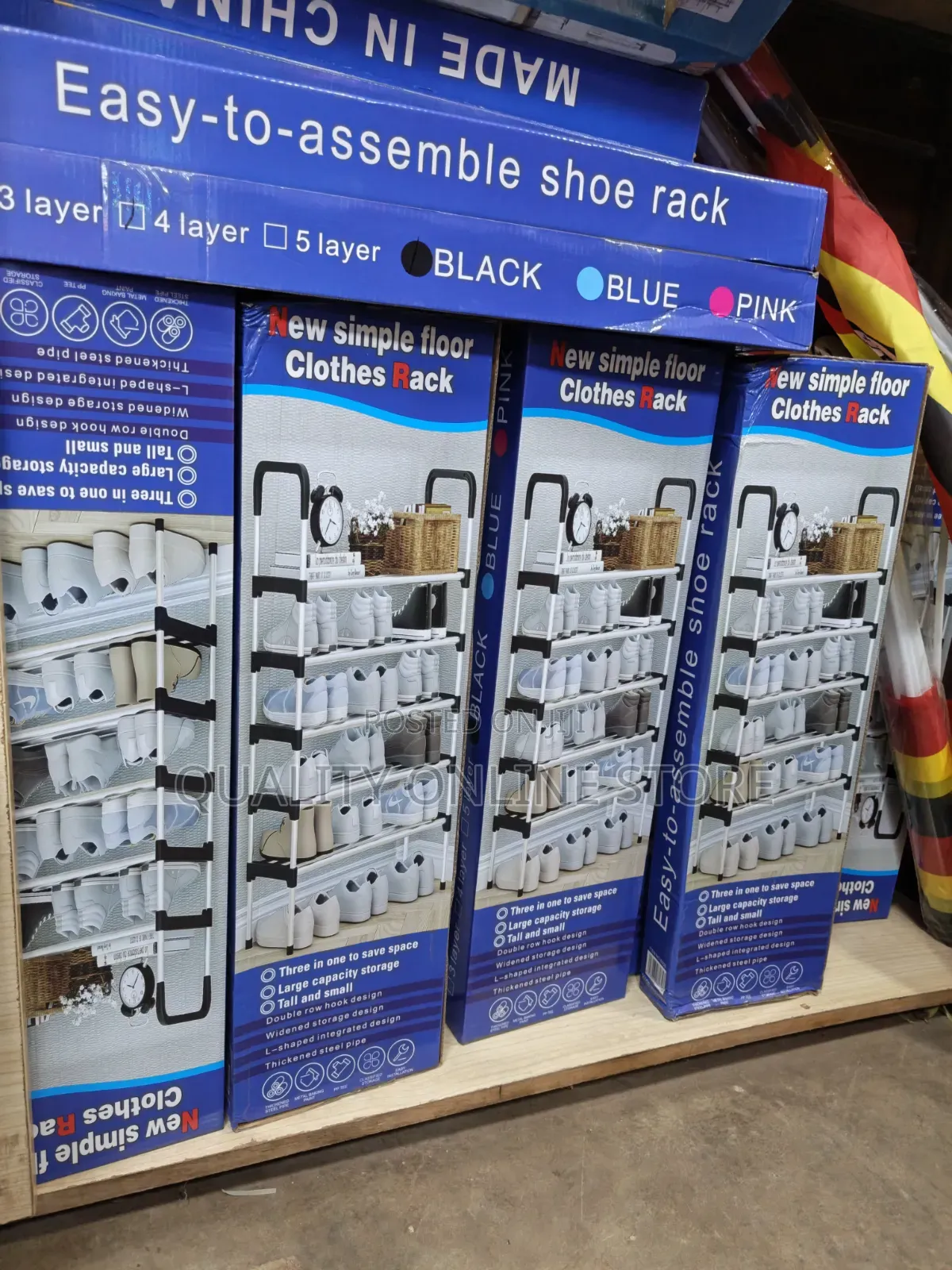 5layers Plastic Shoe Rack Plastic Shoe Rack