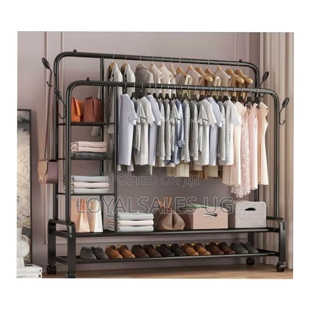 Classic, Multifunctional Cloth and Shoe Rack