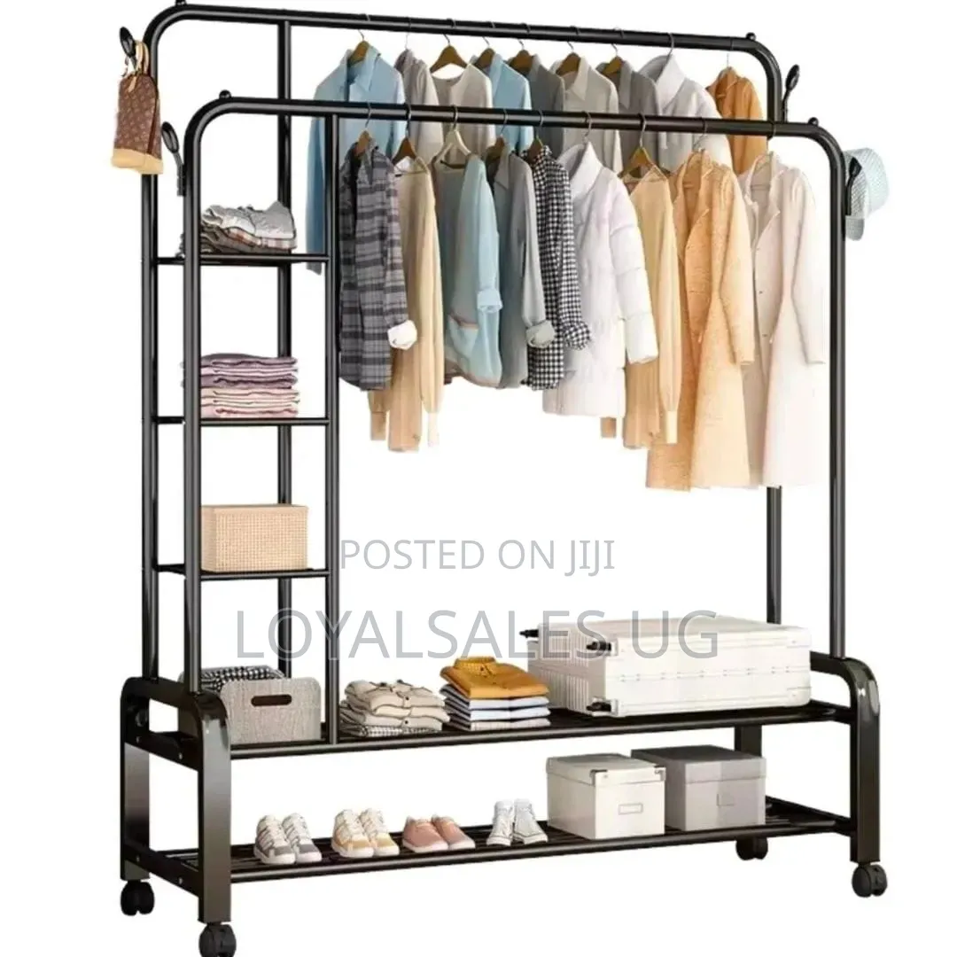 Classic, Multifunctional Cloth and Shoe Rack