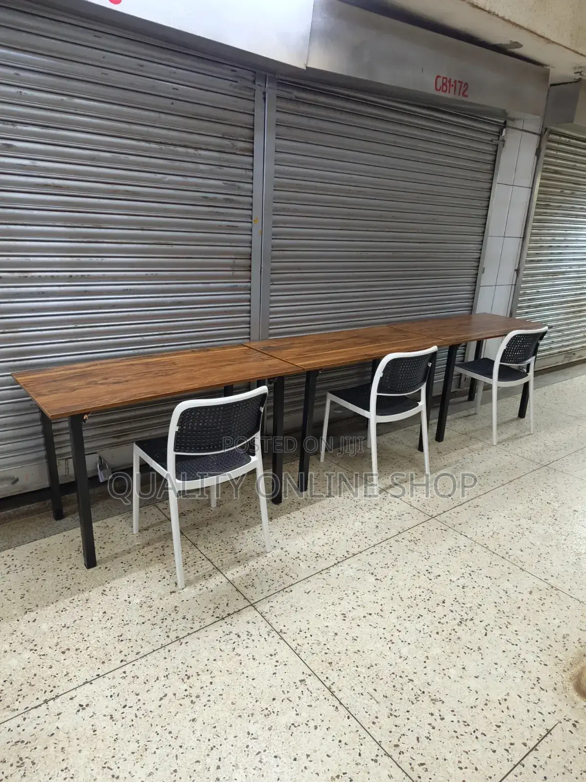120cm Foldable Reading Table and Chairs 1chair and Table
