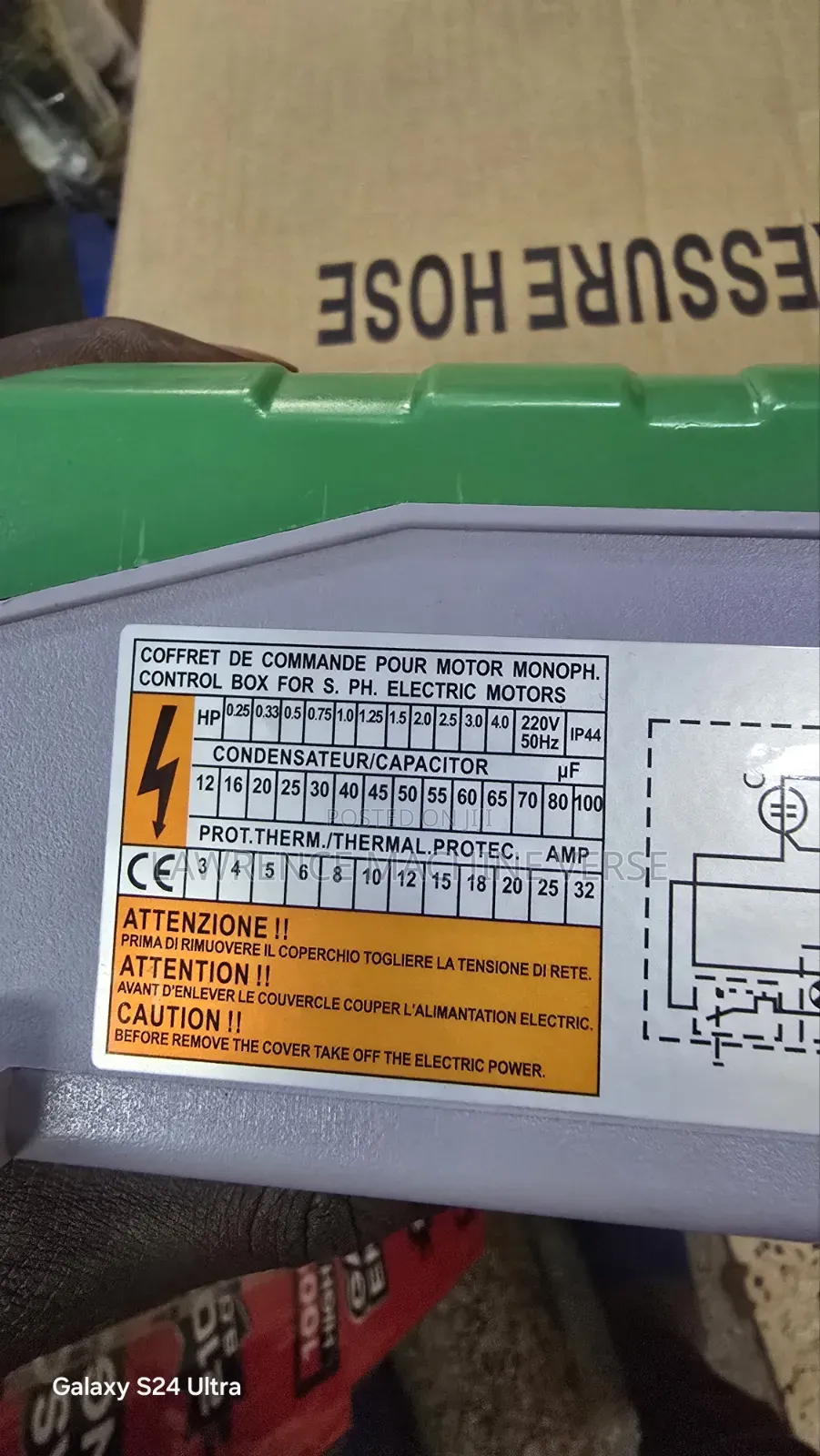 Control Box 2.2kw 3HP