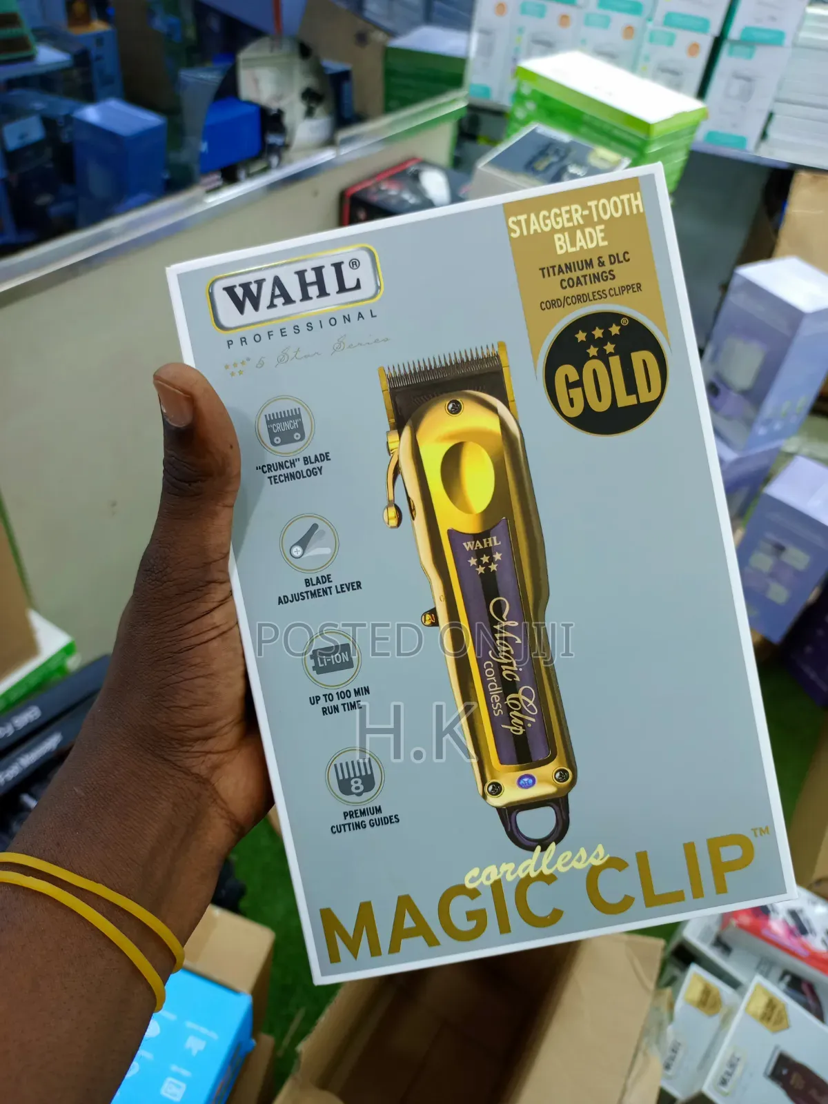 Wahl Professional 5 Star Gold Cordless Magic Clip Hair Clipper