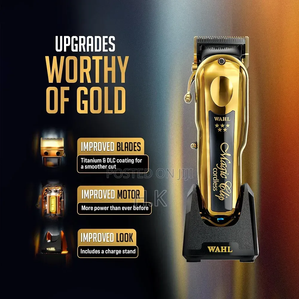 Wahl 5 Star Cordless Magic Clip in GOLD