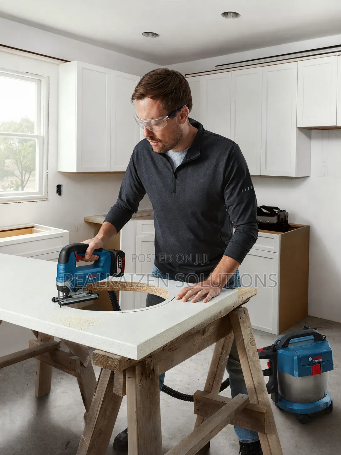 German BOSCH Professional Cordless Jigsaw With 2 Batteries| Charger