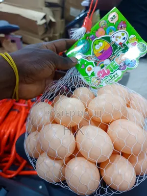 Peach-Colored Hollow Plastic Toy Eggs