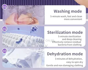 2L Rechargeable Mini Washing Machine