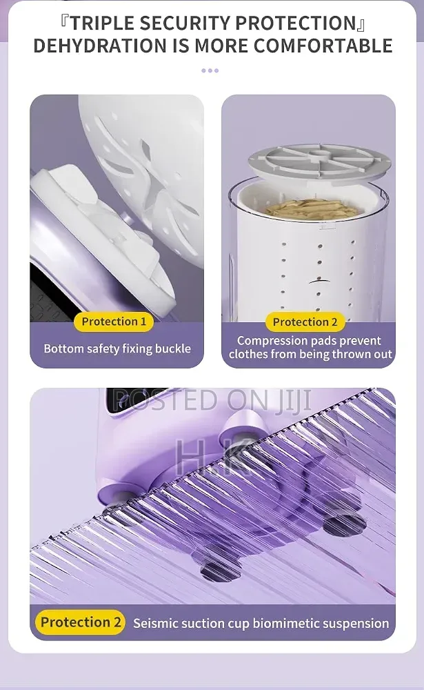 2L Rechargeable Mini Washing Machine