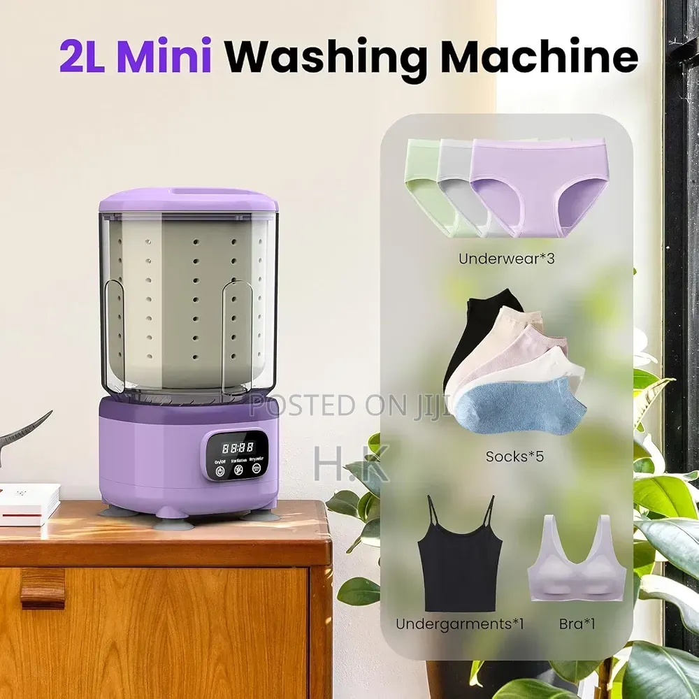 2L Rechargeable Mini Washing Machine