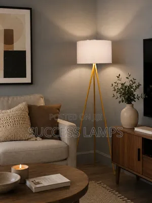Tall Gold Floor Lamp