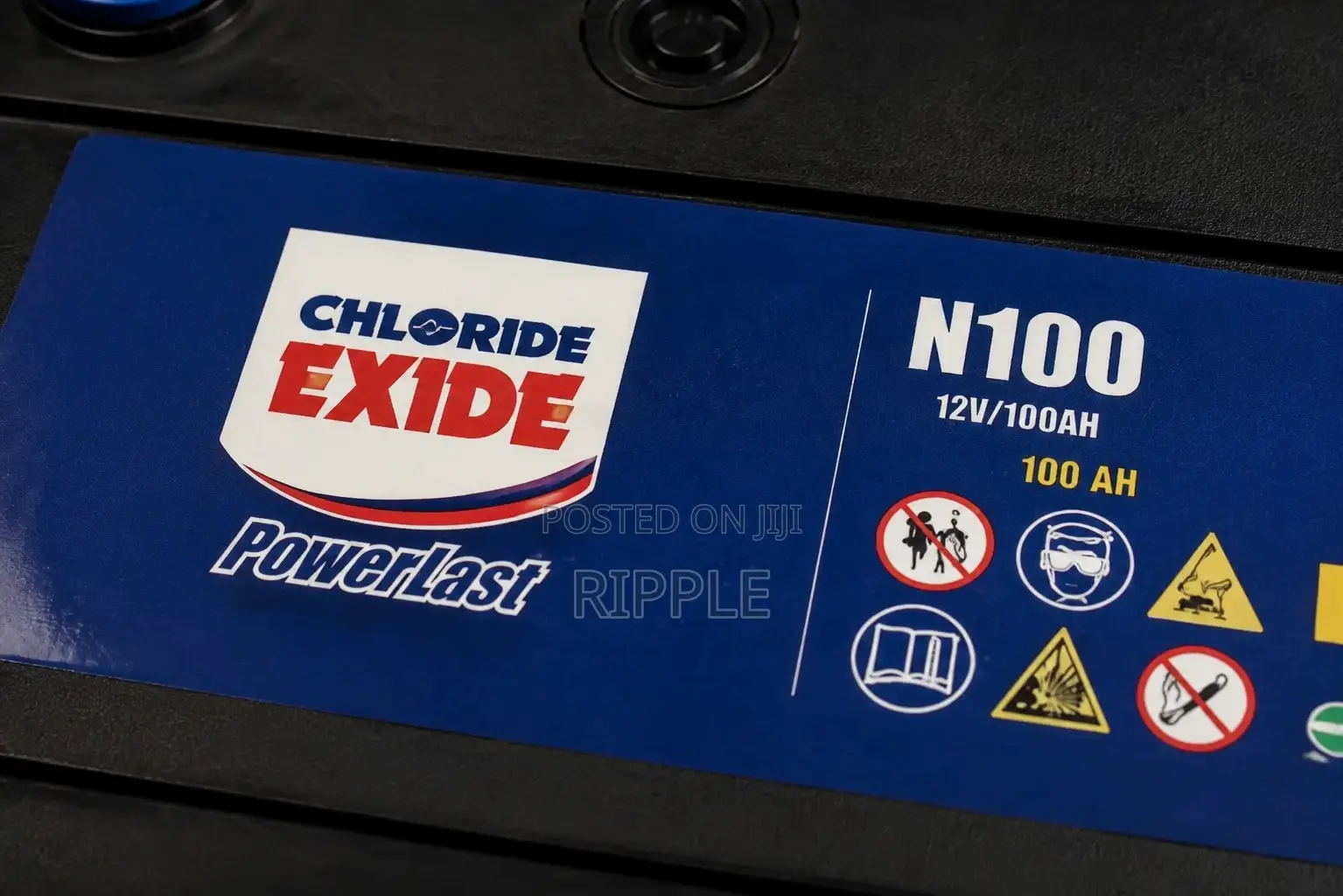 100Ah Chloride Exide PowerLast N100 Maintenance Free Car Battery 12V