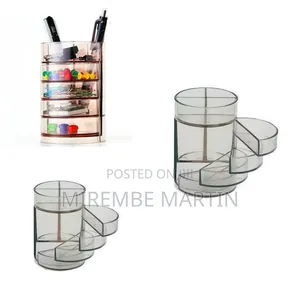 Multi-Tier Rotating Desktop Stationery Organizer