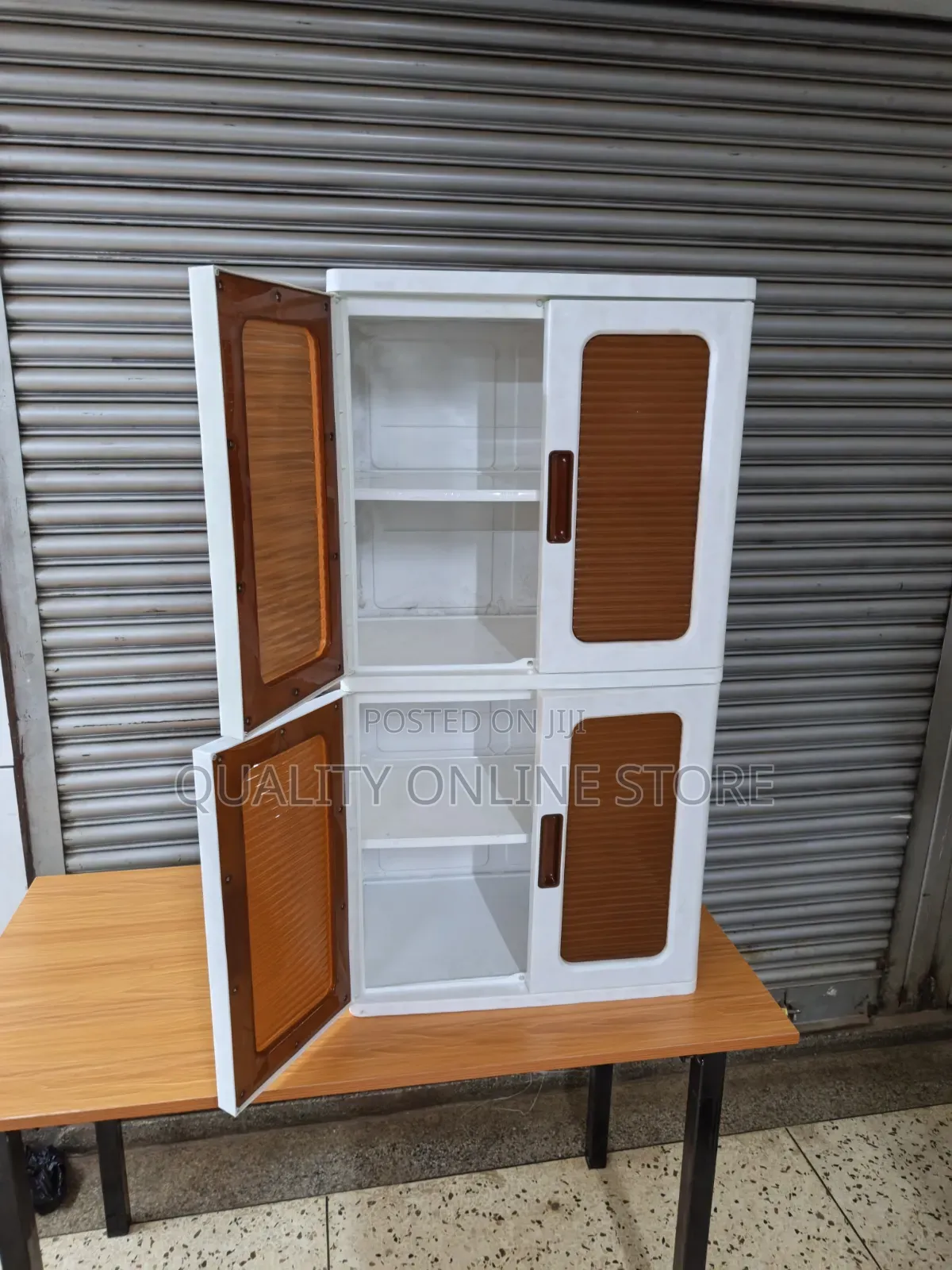 Plastic Foldable Storage Cabinet Trolley Plastic Storage Cabinet