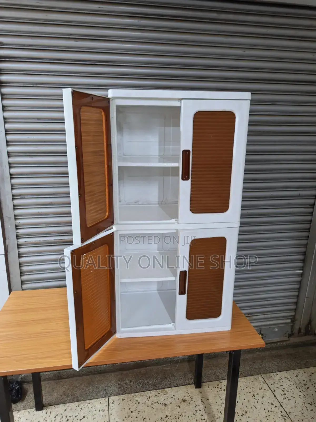 Plastic Foldable Storage Cabinet Trolley Plastic Storage Cabinet