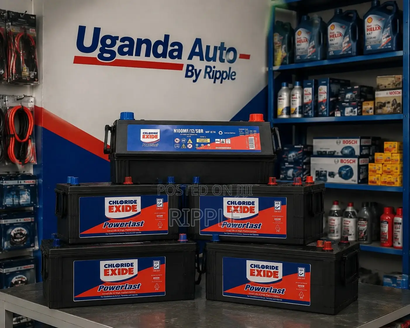 100Ah Chloride Exide PowerLast N100 Maintenance Free Car Battery 12V