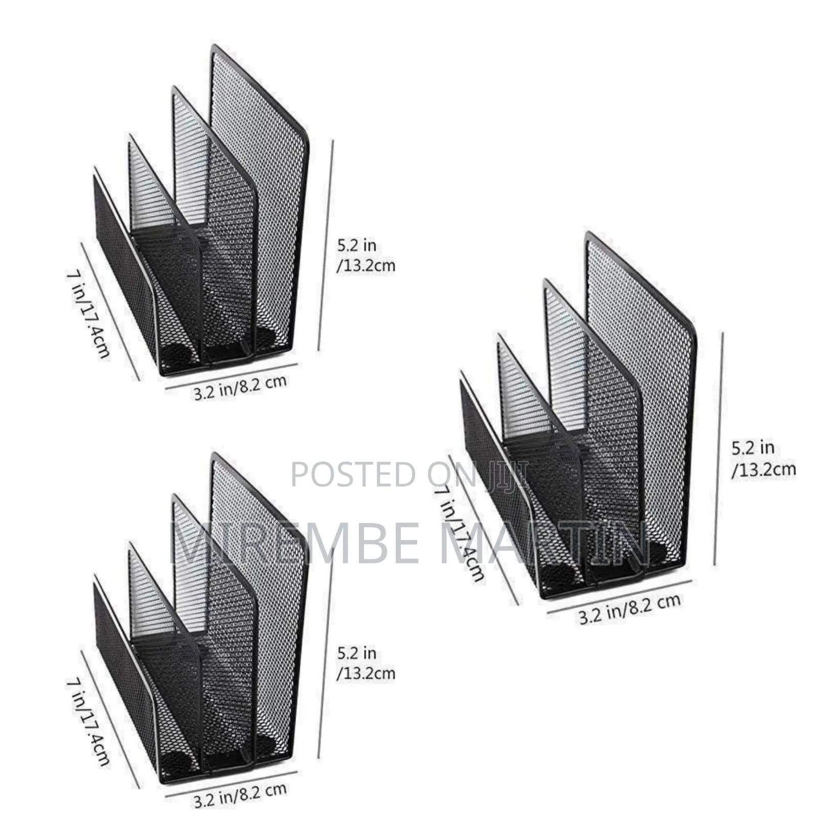 Professional Mesh Tiered Desktop Letter Sorter