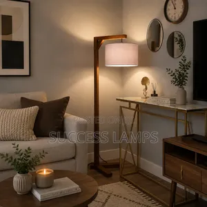 Archer Wooden Floor Lamp