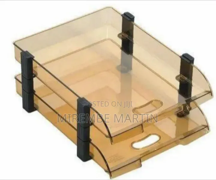 2 Tier Acrylic Desk Organizer