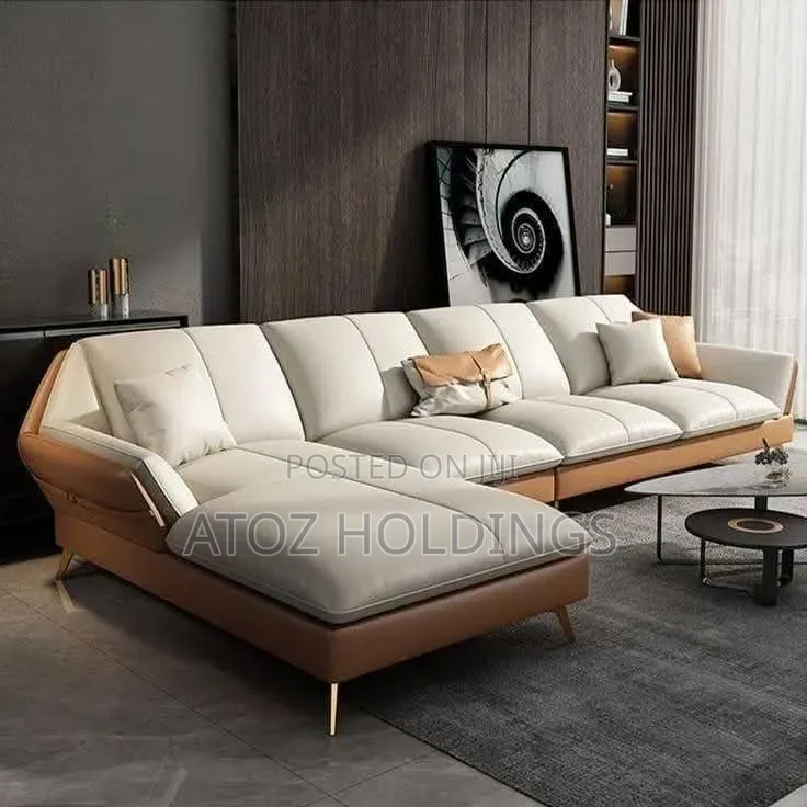 Sofa/Yokohama 5 Seater L Sofa Bed Leather Sofas 1,499,000/- Any Colour