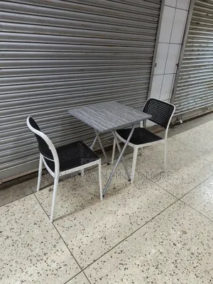 Foldable Table and 2plastic Chairs Foldable Table and 2plastic Chairs
