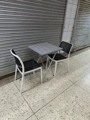 Foldable Table and 2plastic Chairs Foldable Table and 2plastic Chairs