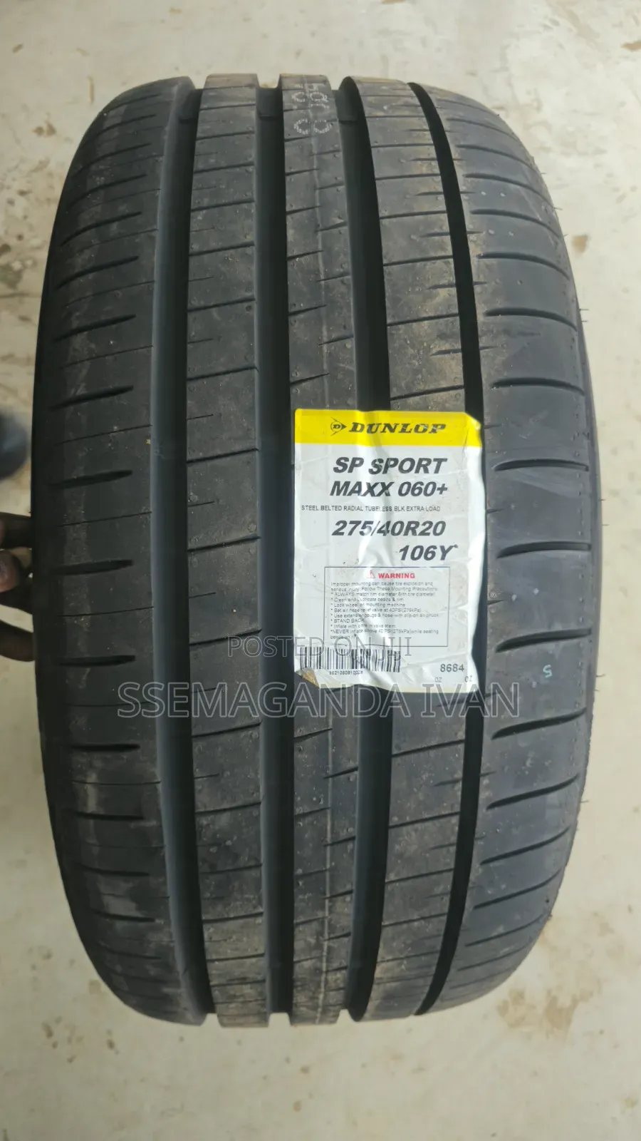 275/40r20 Dunlop Brand New Tyres
