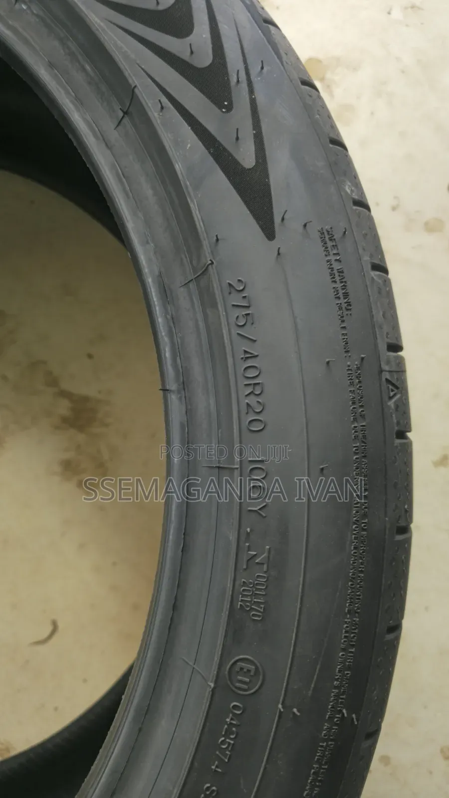 275/40r20 Dunlop Brand New Tyres