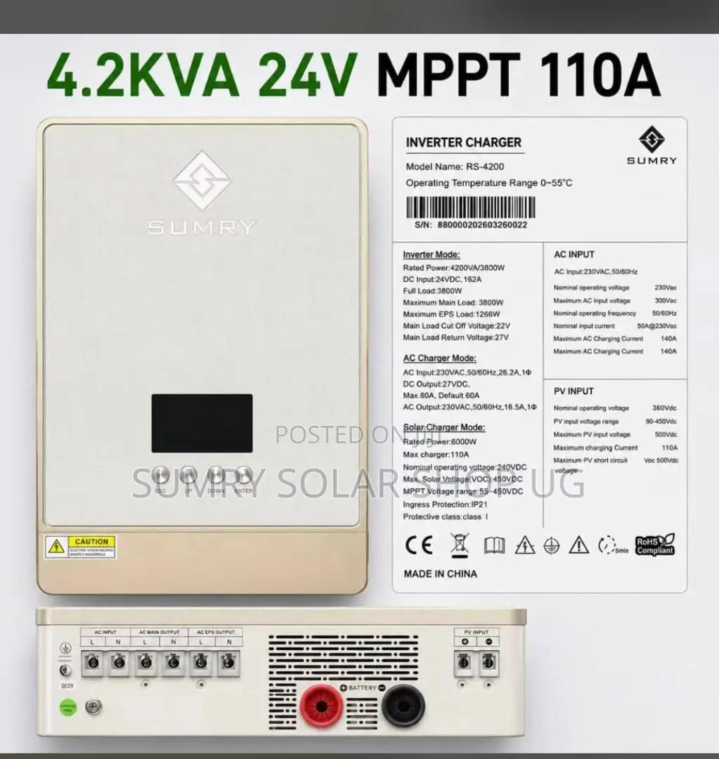 4200W 24V Sumry Hybrid Inverter