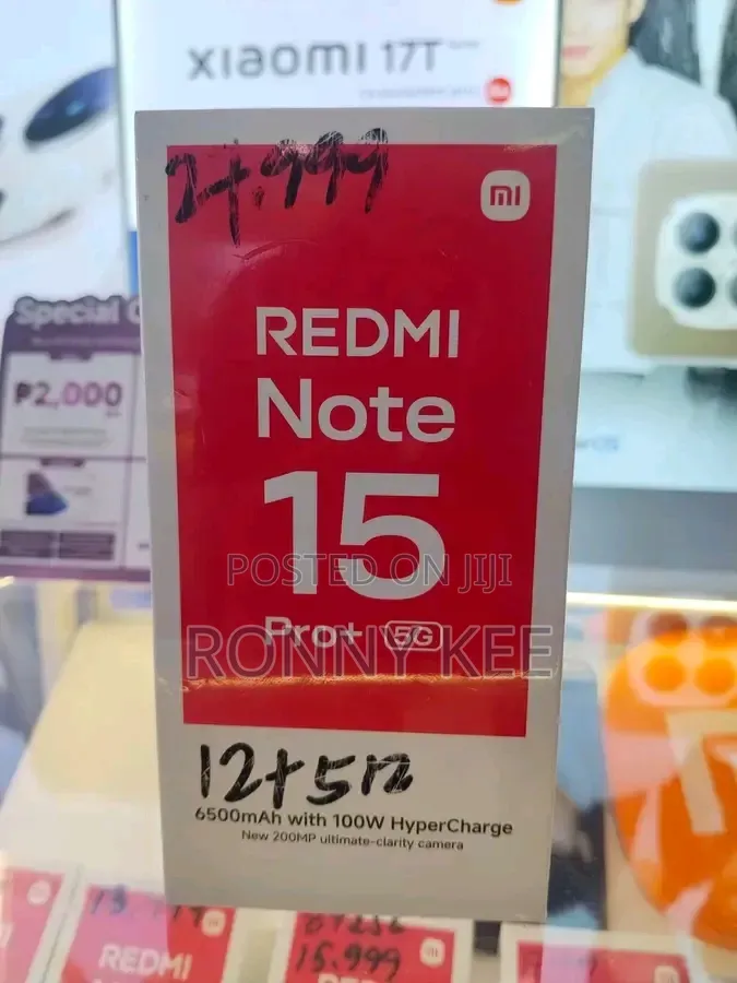 New Xiaomi Redmi Note 15 Pro+ 512 GB Black