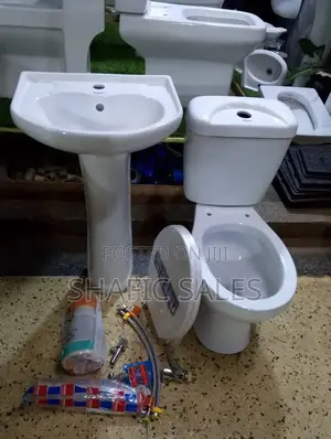 Toilet Seat With Basin Complete Sets With Accessories Frencia