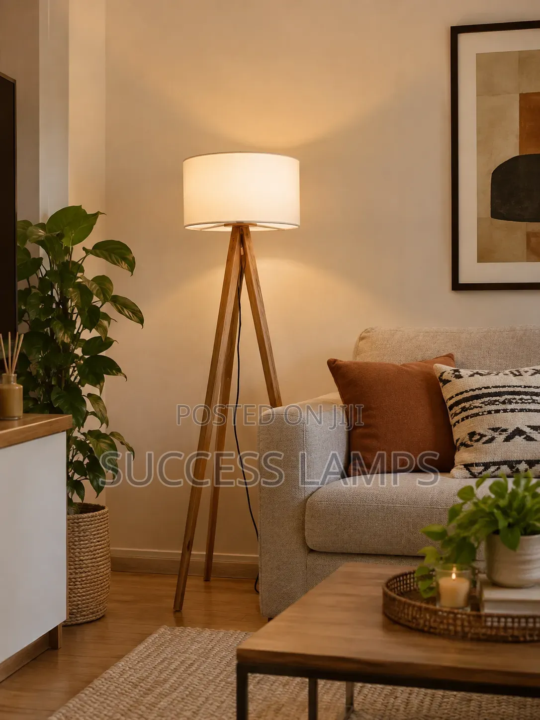 Natural Wooden Floor Lamps