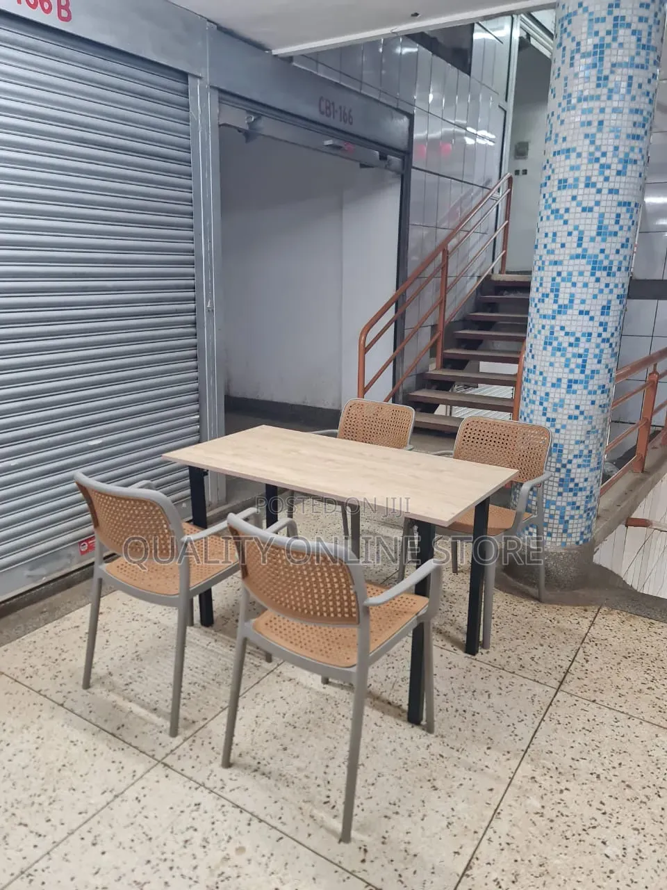 Wooden Dining Foldable Table and Chairs