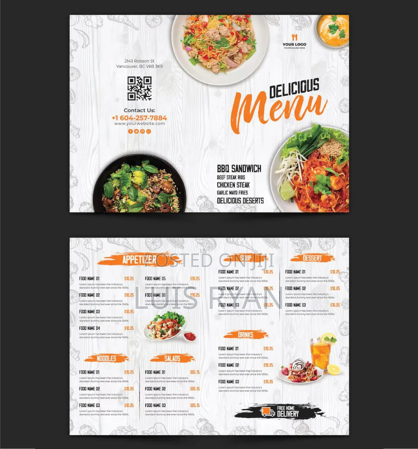 Restuarant Menus