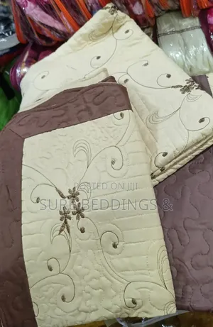 Brown Cotton Bedspread