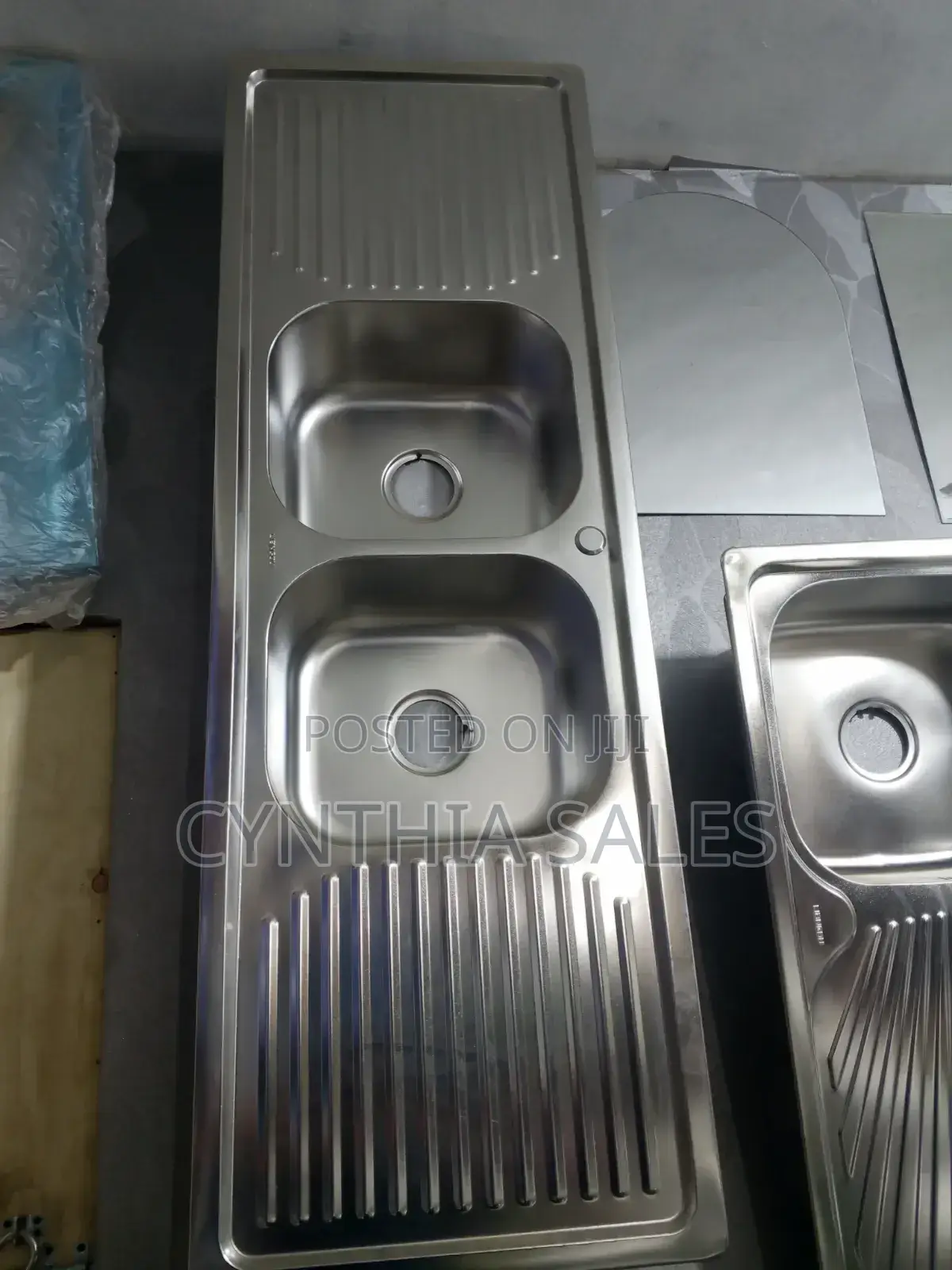 Kichen Sink Heavy Duty Liangdu Double Bowl/Double Tray Good Quality