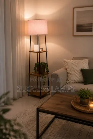 Three Shelves Standing Floor Lamps