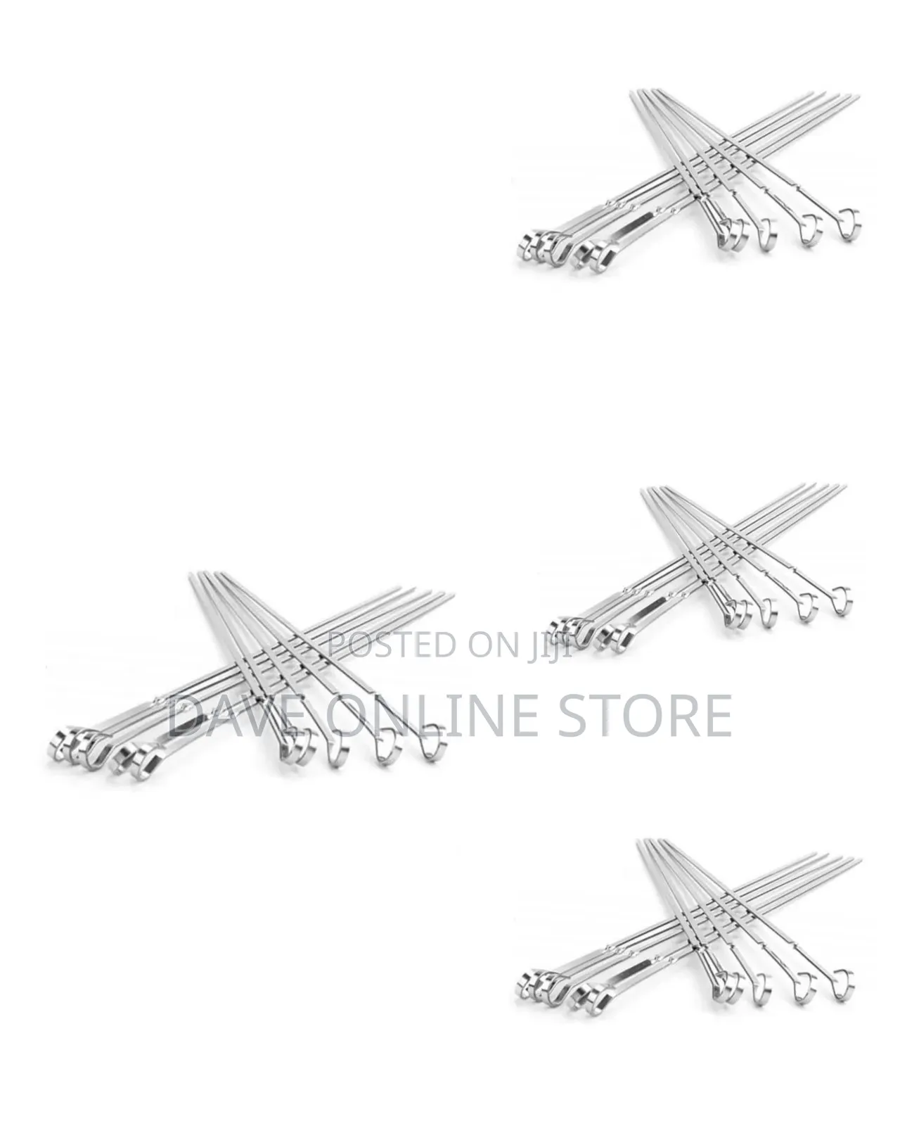 Reusable Stainless Steel Kabob Skewers