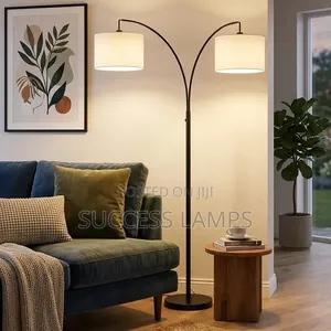 2 Light Arched Floor Lamp