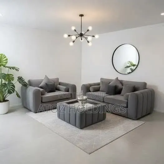 Sofas/Lux 4 Seaters Box Sofa Sets in Any Colour or Material 999,000/-
