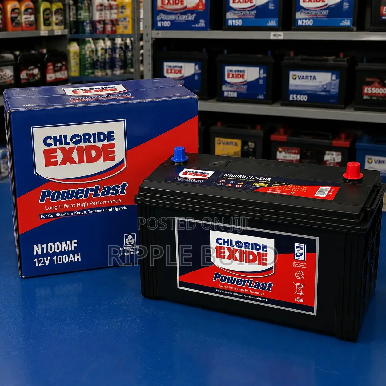 100MF 100Ah Chloride Exide PowerLast Maintenance Free Car Battery