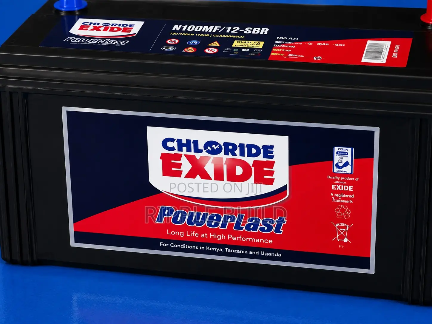 100MF 100Ah Chloride Exide PowerLast Maintenance Free Car Battery