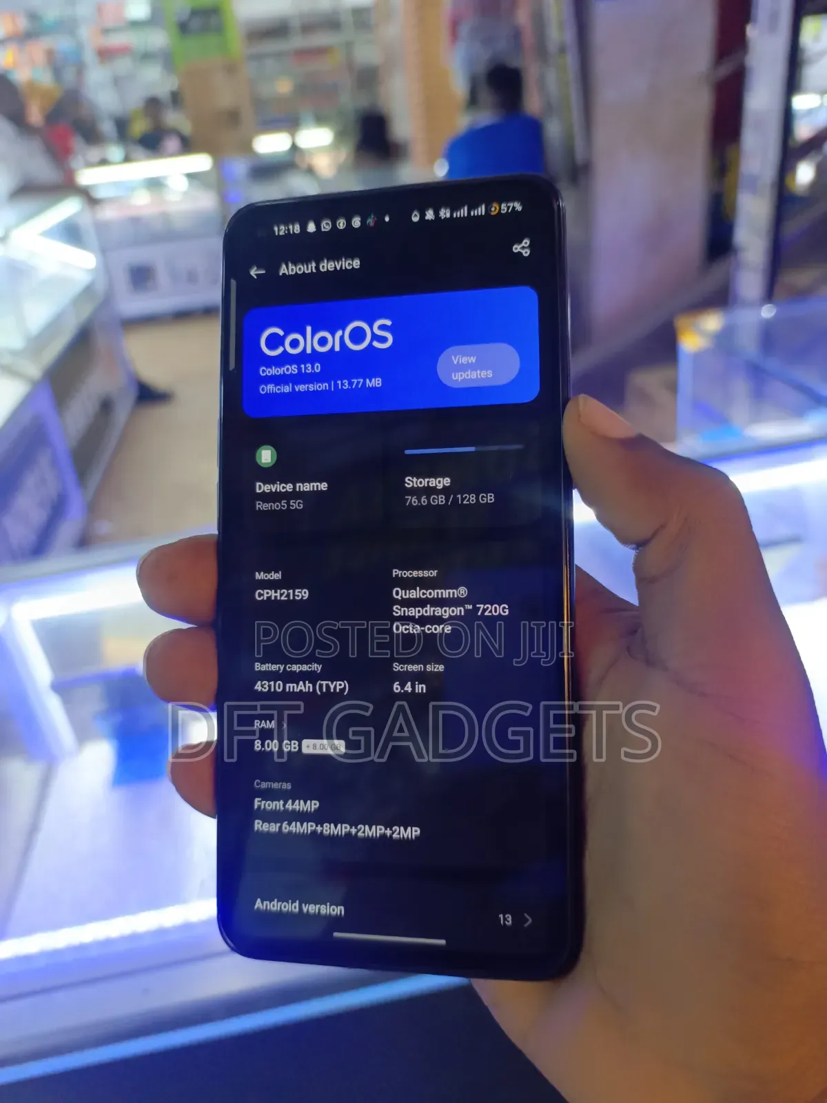 Oppo Reno5 5G 128 GB Gold