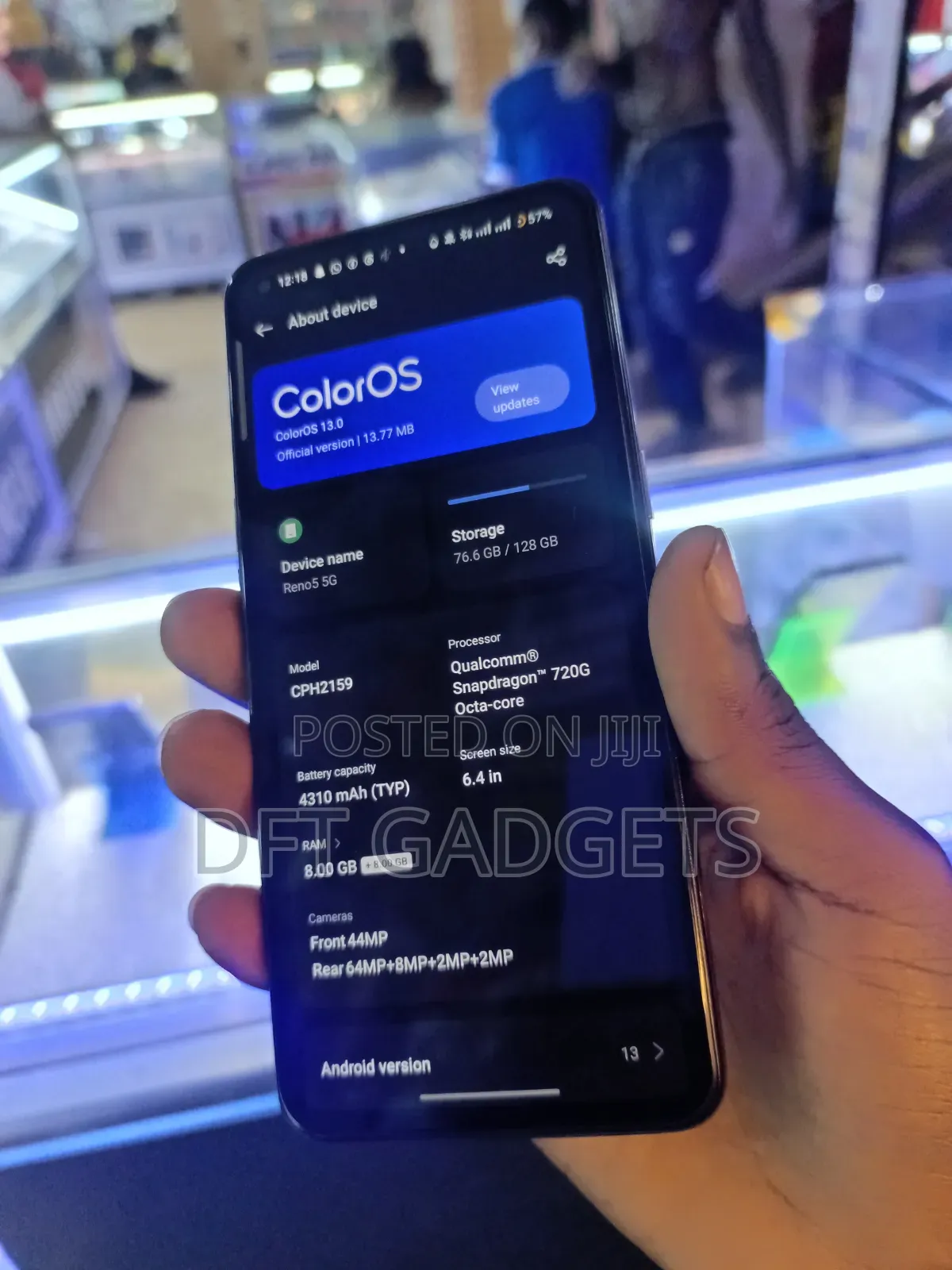 Oppo Reno5 5G 128 GB Gold