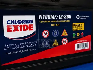 100Ah Chloride Exide PowerLast 100MF Maintenance Free Car Battery 12V