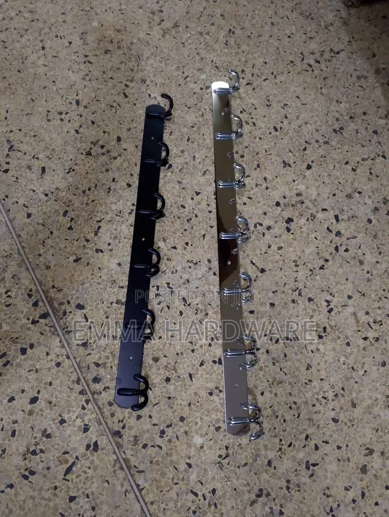 Towel Hooks Black and Silver Good Quality/All Types