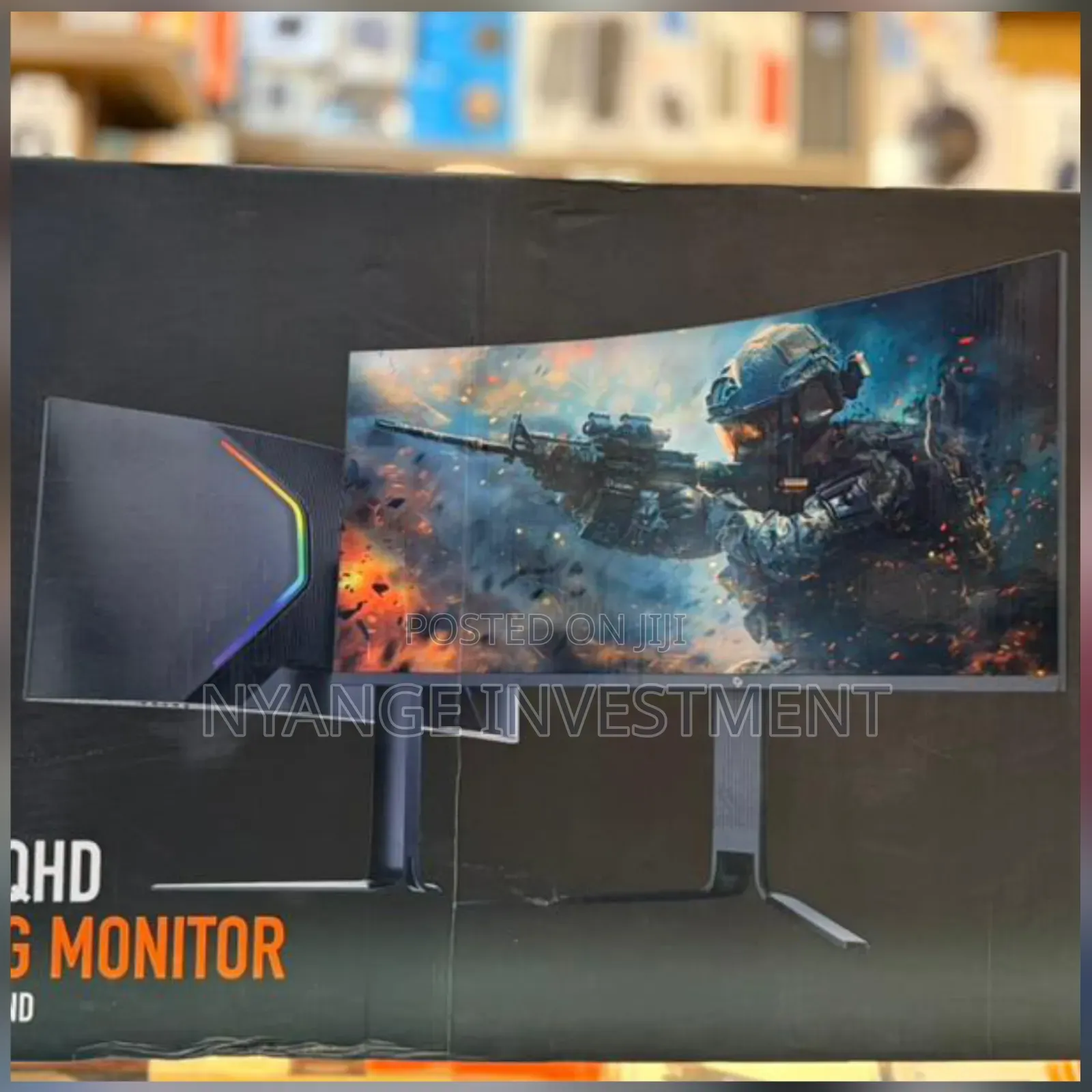 Porodo 34inch Gaming Ultra Wide Curved Monitor Screen
