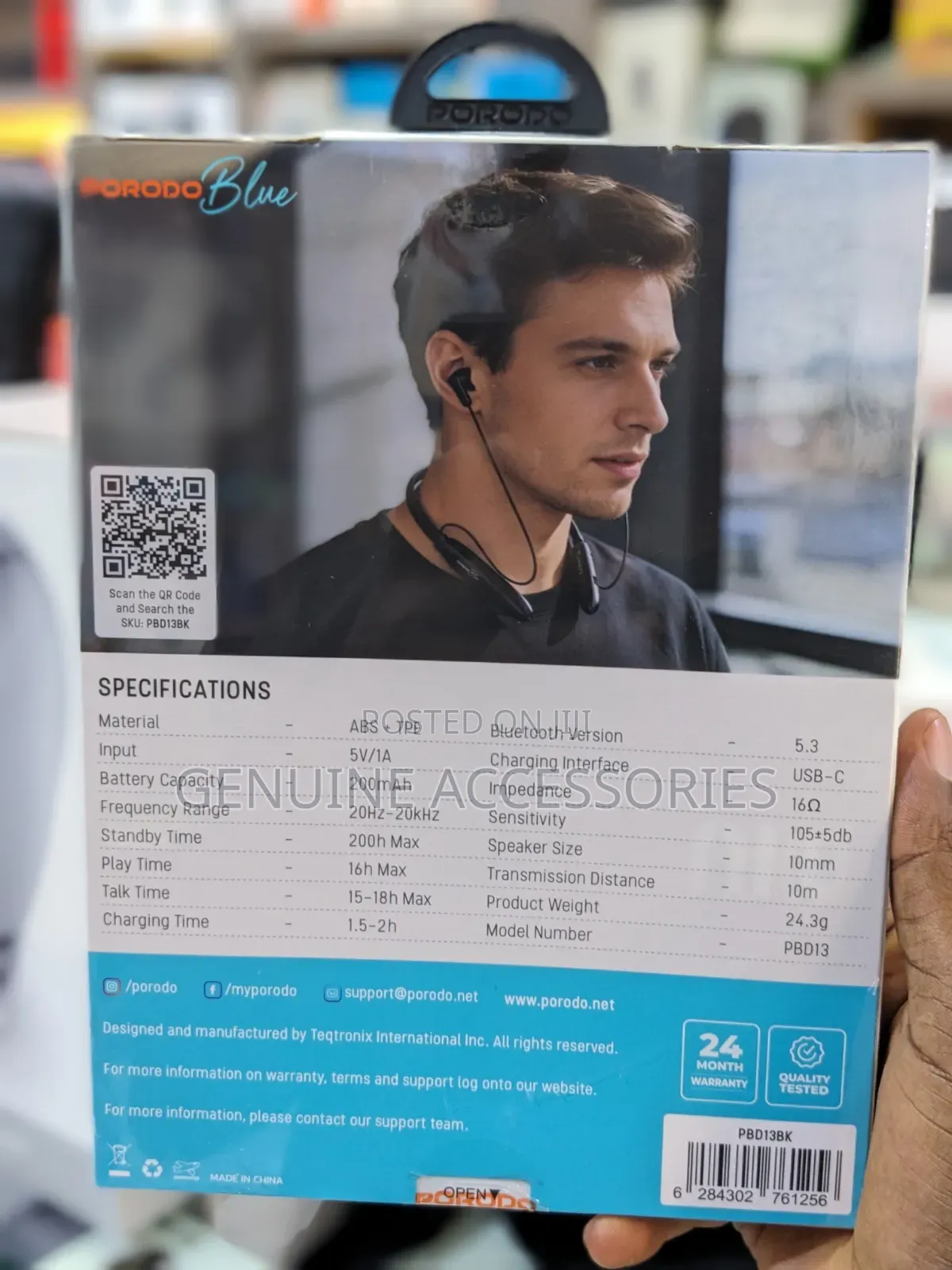 Porodo Blue ENC Neckband