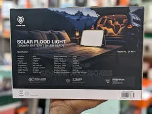Green Lion Solar Floodlight With Solar Panel