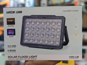 Green Lion Solar Floodlight With Solar Panel