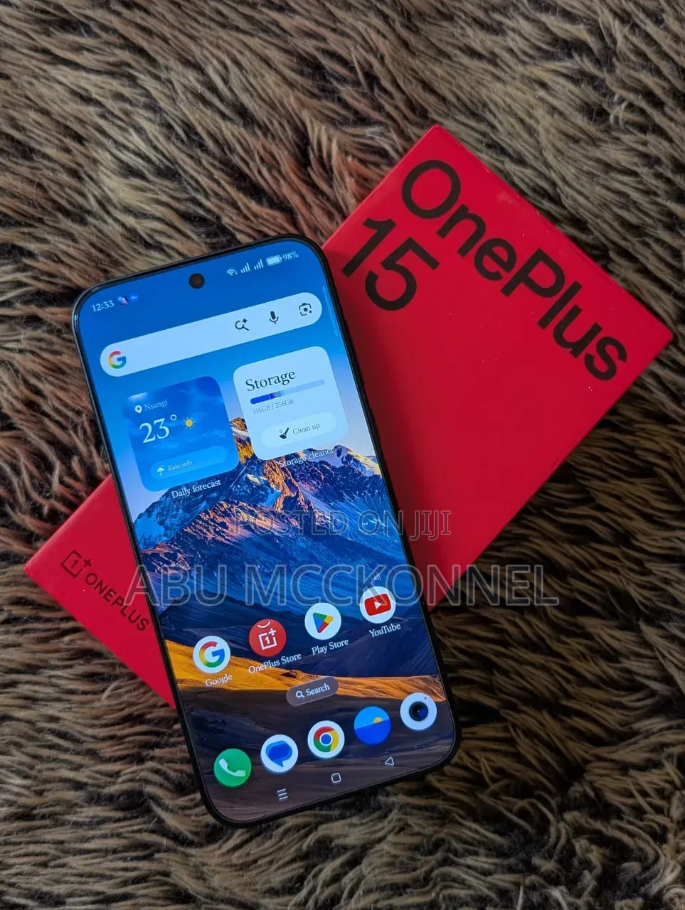 New OnePlus 15 256 GB Black